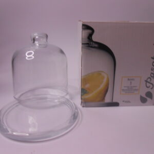 glass plate with dome lid
