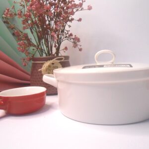 ceramic dish with lid