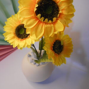 sunflower vase