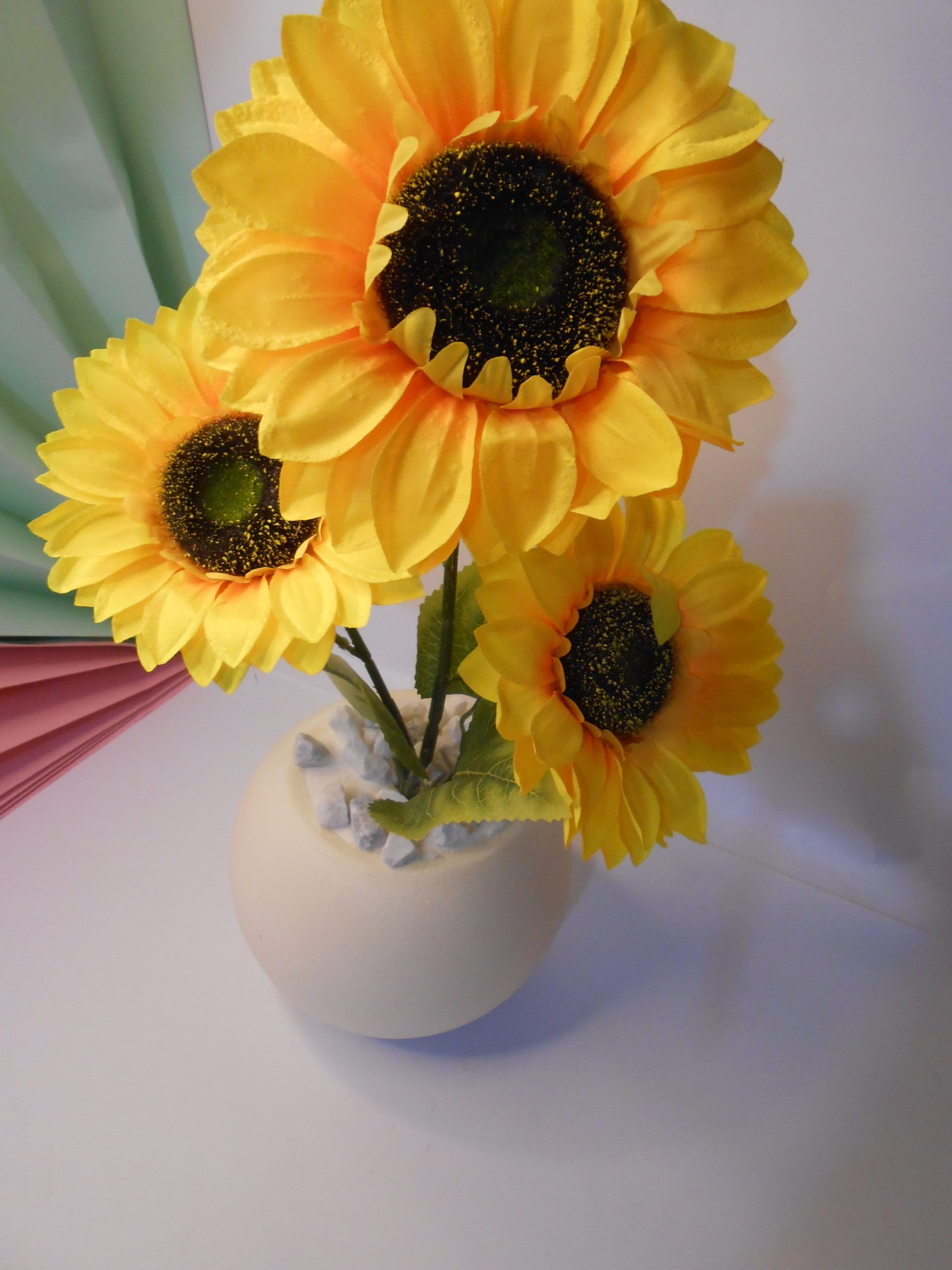 sunflower vase