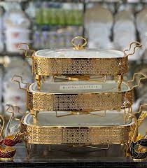 buffet dishes set of three