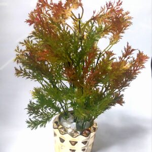 ceramic pot with arrangements