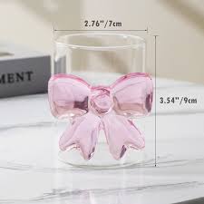 Elegant Glass with Attached Crystal Bow - Image 3