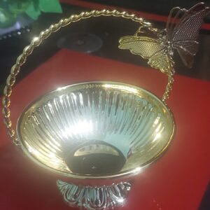 Golden Iron Mini Serving Basket