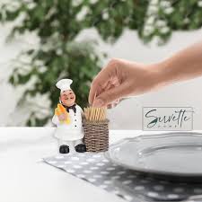 Mini Chef Toothpick Holder