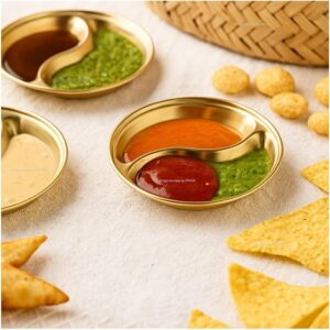 Golden Two Portion Dips