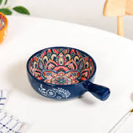 Turkish Ceramic Handle Pot for Elegant Serving - Image 4